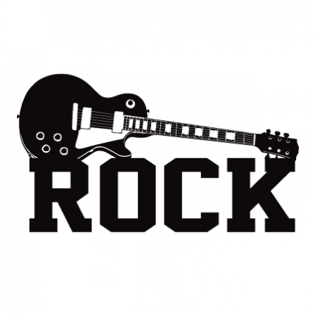 Stickers Guitare Rock