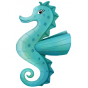 Stickers Hippocampe turquoise