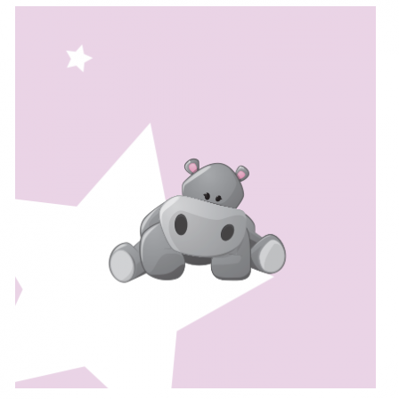 Stickers INTERRUPTEUR Bébé hippo