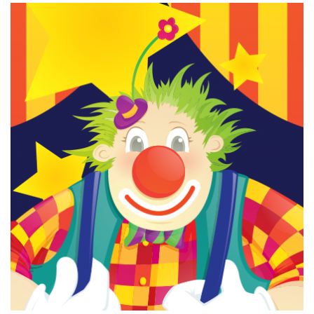 Stickers INTERRUPTEUR Cirque clown 2