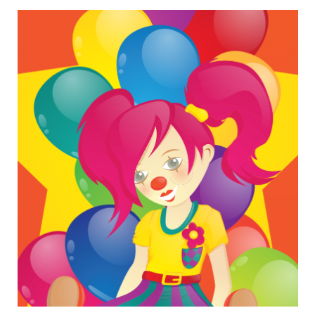 Stickers INTERRUPTEUR Cirque clown 3