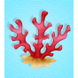 Stickers interrupteur Océan corail