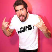 Tee-shirt col rond homme  logo PLEASEPAINTME 
