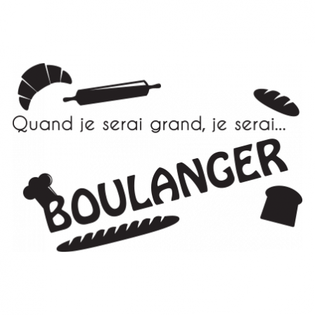 Stickers JE SERAI Boulanger