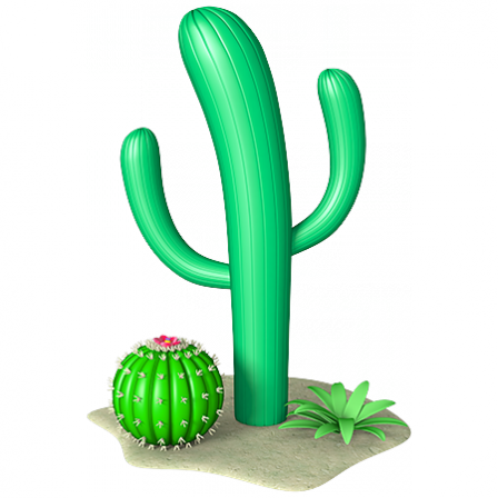Stickers cactus 4