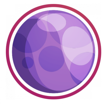 Stickers COSMOS Planète violette