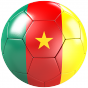 Stickers Ballon foot Cameroun
