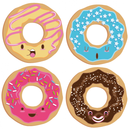 Stickers Bande de donuts