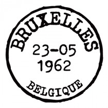stickers timbre Belgique à personnaliser