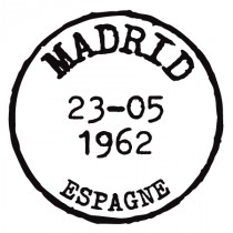 stickers timbre Madrid à personnaliser