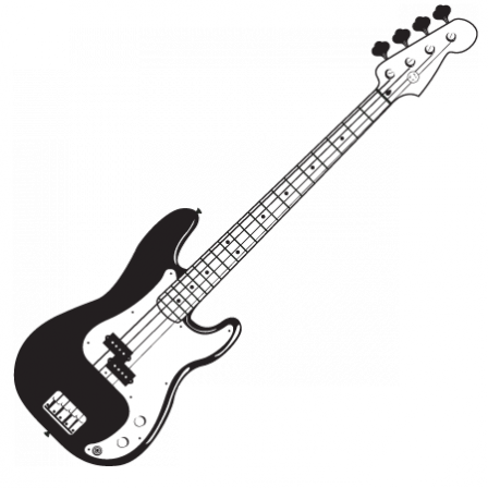 Stickers Precision Bass