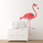 Stickers Animal Foret Flamant rose