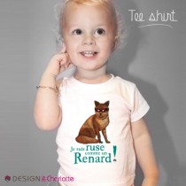 Tee shirt bébé Animal Forêt - Renard