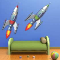 Stickers Astro fusées 1