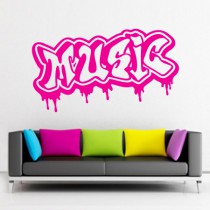 Stickers Graffiti Music