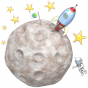 Stickers Astro espace 1