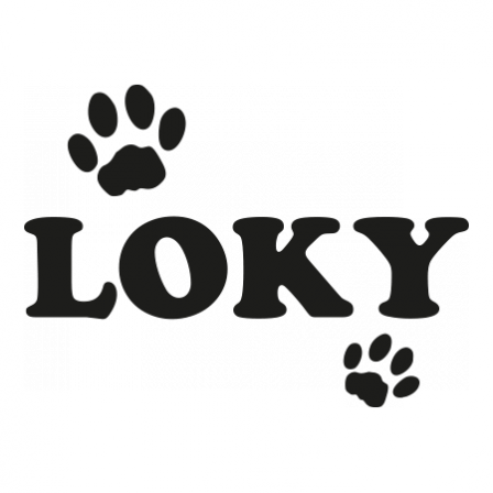 Stickers prénom chien