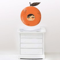 Stickers Adorables Fruits - la mandarine