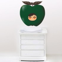 Stickers Adorables Fruits - la pomme