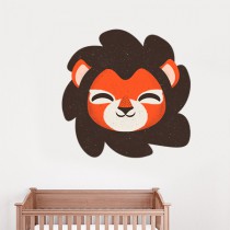 Stickers Animaux de la Jungle - le lion