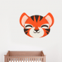 Stickers Animaux de la Jungle - le tigre