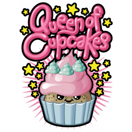 Stickers Queen of Cupcakes