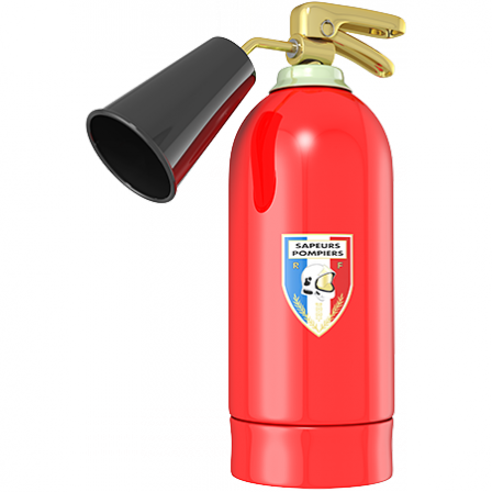 Stickers Alerte pompier extincteur