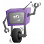 Stickers Imagerobot violet