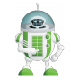 Stickers Droidrobot vert