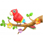 Stickers arbre au perroquet