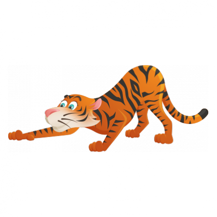 Sticker FELINS Tigre