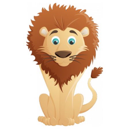 Stickers FELINS Lion