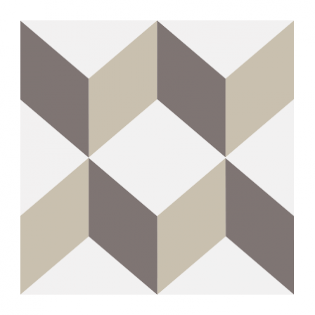 Stickers carreaux 1-cubes beiges