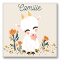Tableau prénom - Les Animignons - la petite Chèvre