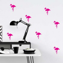 Stickers Motifs Flamant rose