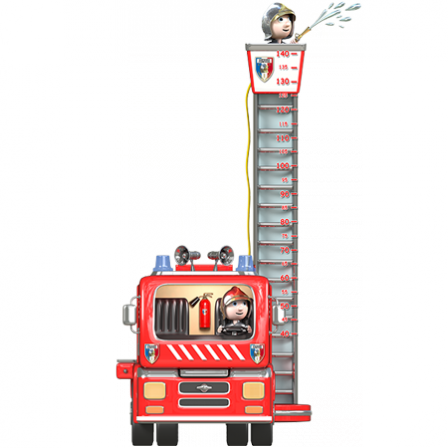 Stickers Toise pompier 1