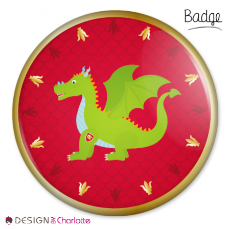 Badge Chevalier Dragon 2