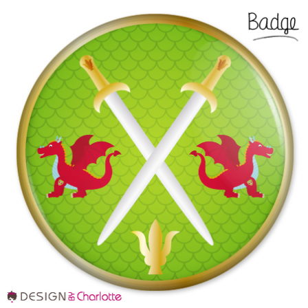 Badge Chevalier Dragon 1