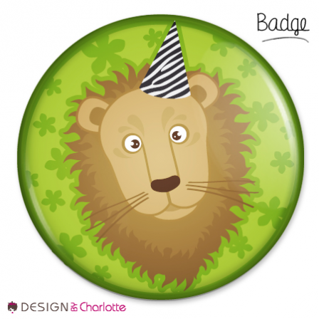 Badge Lion Party