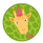 Badge Girafe Party