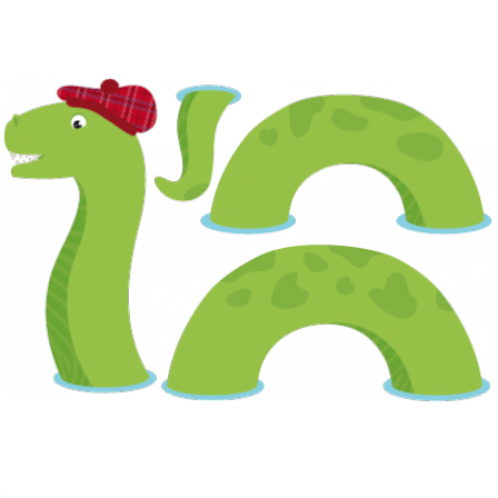 Stickers Animal - Nessie