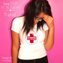 T-shirt EVJF Kit Survie Infirmière