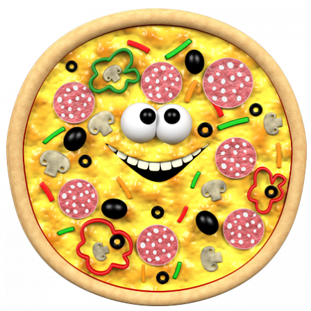 Stickers aliment pizza 1