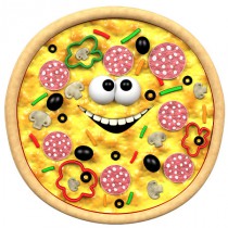 Stickers aliment pizza 1
