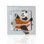 Stickers pour Interrupteurs Adorables Costumés - le panda