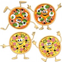 Stickers apéritif mini pizzas