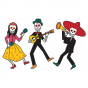Stickers musiciens des morts