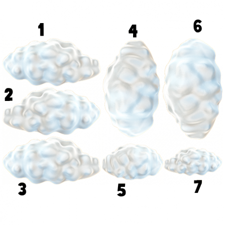 Stickers nuages 2