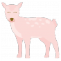 Stickers Animal - Biche