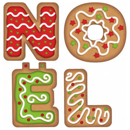 Stickers Biscuit mot Noël